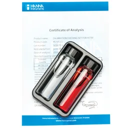Conjunto de estándares de calibración de fluoruro intervalo alto (0 y 10.0 ppm)