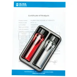 Conjunt de estándares para calibración de Check para cloro intervalo ultra alto