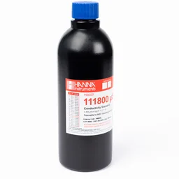 Estándar de calibración de CE de 111800 µS/cm a 25°C, frasco de 500 mL FDA