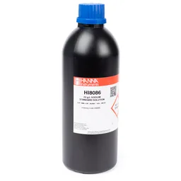 Solución estándar a 23 g/L Na+, frasco de 500 mL FDA
