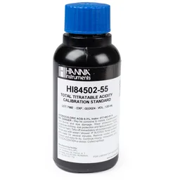 Estándar de calibración de la bomba para la acidez titulable en el minititulador de vino (120 mL)