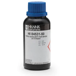 Titulante de intervalo bajo para la alcalinidad en agua con minititulador (120 mL)