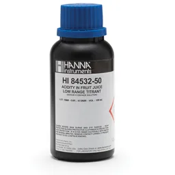 Titulante intervalo bajo para acidez  titulable en minititulador de jugo de fruta (120 ml)