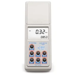 Medidor USEPA de turbidez en cerveza, intervalo 0.00-9.99 FTU, 10.0-99.9 FTU, 100-1000 FTU; 115V