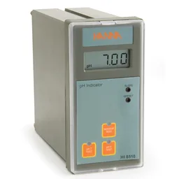 Indicador analógico de pH, montaje en tablero, intervalo  0.00 a 14.00 pH