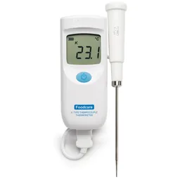 Termómetro portátil de termopar tipo K con sonda ultra rápida de penetración HI766C1