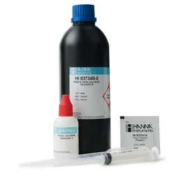Reactivos en polvo p/cloro libre y total intervalo alto, método DPD, 300 pruebas (Cl? libre o total)
