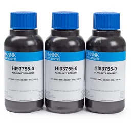 Reactivos para alcalinidad de 0 a 500 mg/L, método colorimétrico, para 300 pruebas (CaCO3)