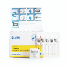 Conjunto de reactivos para 25 mediciones de amoniaco intervalo bajo