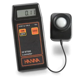 Luxómetro portátil, intervalo: 0.001 a 1.999 Klux/0.01 a 19.99 Klux/0.1 a 199.9 Klux