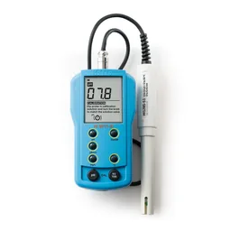 Medidor pH/CE/TDS/Temp. con CAL Check™ y electrodo HI1285-51, intervalo CE: 0 a 6,000 µS/cm