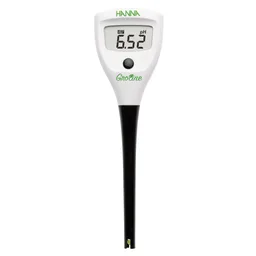 Medidor de bolsillo de pH línea GroLine con electrodo HI1271