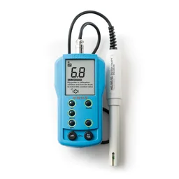 Medidor pH/CE/TDS/Temp. con CAL Check™ y electrodo HI1285-51, intervalo CE: 0 a 1,990 µS/cm