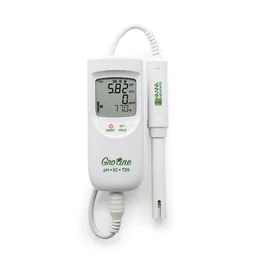 Medidor portátil Groline para hidroponia de pH/CE/TDS/temperatura, a prueba de agua