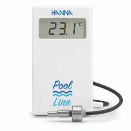 Termómetro digital Pool Line Checktemp® Dip, con sonda/contrapeso de AI, con 3 m. de cable