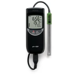 Medidor portátil de pH/pH-mV/ORP/temperatura, a prueba de agua, con Sensor Check™