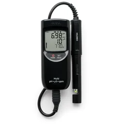 Medidor portátil de pH/CE/TDS, intervalo bajo