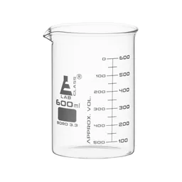 Vaso de Precipitados, Forma Baja, ASTM, 600 mL