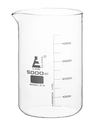 Vaso de Precipitados, Forma Baja, 5000 mL
