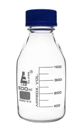 Frasco para Reactivos, Tapa Rosca, 500 mL