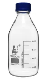 Frasco para Reactivos, Tapa Rosca, 1000 mL