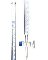 Bureta con Llave de Vidrio, Clase A, 25 mL