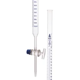 Bureta con Llave de Vidrio, Clase A, 100 mL