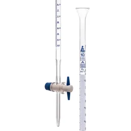 Bureta con Llave PTFE, Clase A, 10 mL