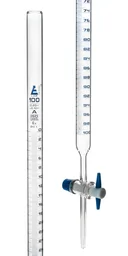 Bureta con Llave PTFE, Clase A, 100 mL