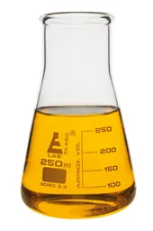 Matraz Erlenmeyer, Cuello Ancho, 250 mL