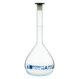 Matraz Aforado, Clase A, 29/32, 2000 mL