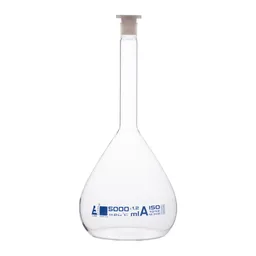 Matraz Aforado, Clase A, 34/35, 5000 mL