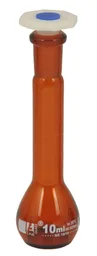 Matraz Aforado, Ámbar, Clase A, 10 mL