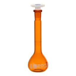 Matraz Aforado, Ámbar, Clase A, 20 mL