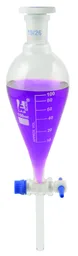 Embudo de Separación con Llave PTFE, 100 mL