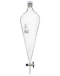 Embudo de Separación con Llave PTFE, 2000 mL