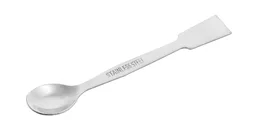 Espátula con Cuchara, Acero Inoxidable, 12.5 cm