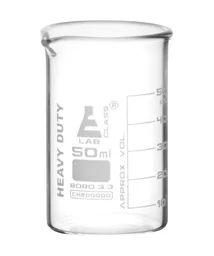 Vaso de Precipitados, Alta Resistencia, 50 mL