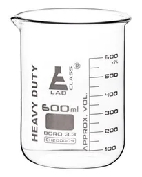 Vaso de Precipitados, Alta Resistencia, 600 mL