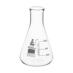 Matraz Erlenmeyer, Cuello Estrecho, 100 mL