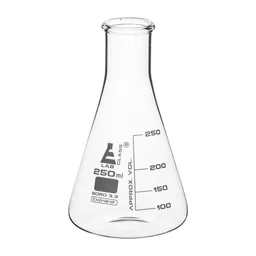 Matraz Erlenmeyer, Cuello Estrecho, 250 mL