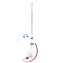 Bureta Automática con Llave PTFE, Clase A, Intermedia, 100 mL