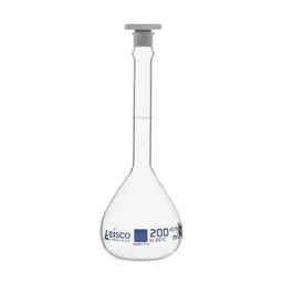 Matraz de Aforación, Clase A, Tapón PE, 200 mL