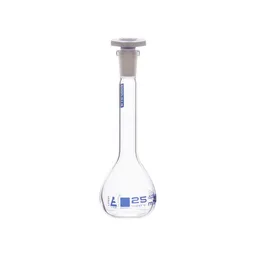 Matraz de Aforación, Clase A, Tapón PP, 25 mL