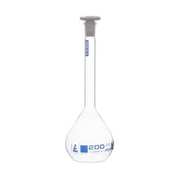 Matraz de Aforación, Clase A, Tapón PP, 200 mL