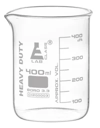 Vaso de Precipitados, Alta Resistencia, 400 mL