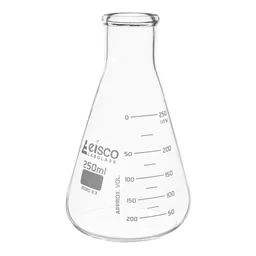 Matraz Erlenmeyer, Cuello Estrecho, 250 mL