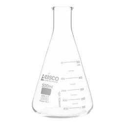 Matraz Erlenmeyer, Cuello Estrecho, 500 mL