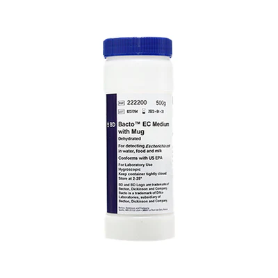 Medio EC con 4-metilumbeliferil-beta-D-glucuronida (500 gr)