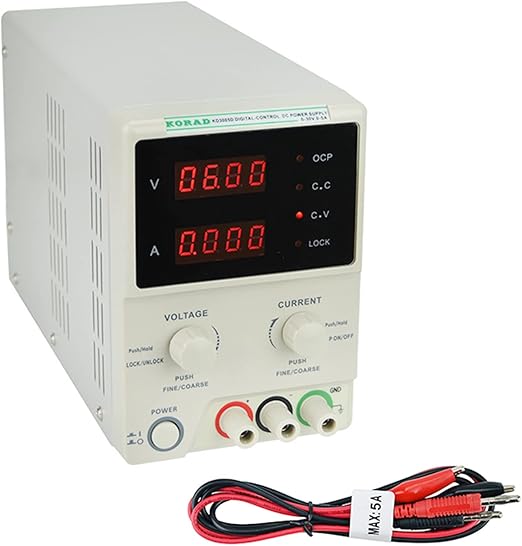 Precision Variable Adjustable 30V, 5A DC Linear Power Supply Digital Regulated Lab Grade